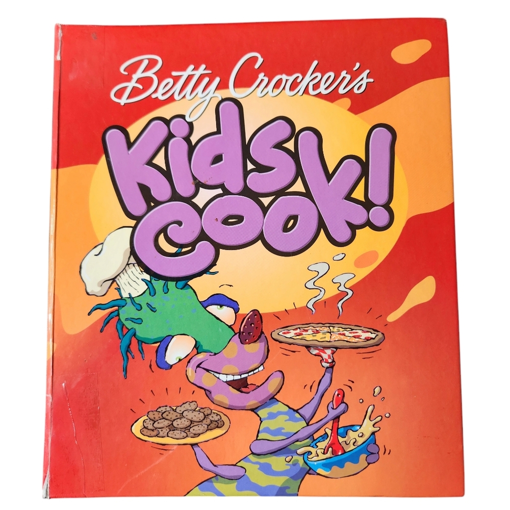 Vintage 90s Betty Crocker's Kids Cook! by Betty Crocker 1999